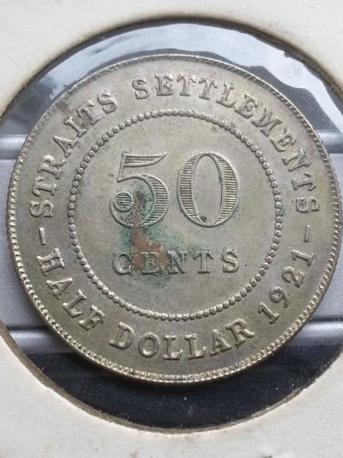 1921-Straits-Settlement-George-V-Half-Dollar